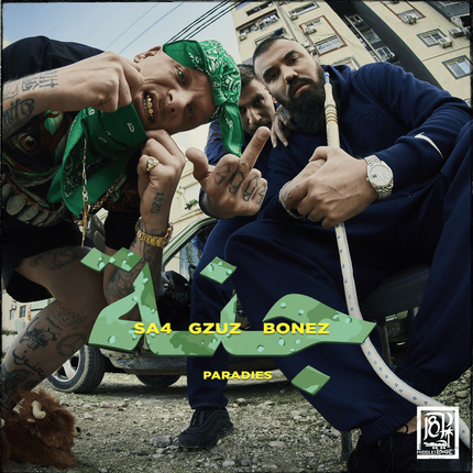 Sa4, Gzuz, & Bonez MC featuring 187 Straßenbande — Paradies cover artwork