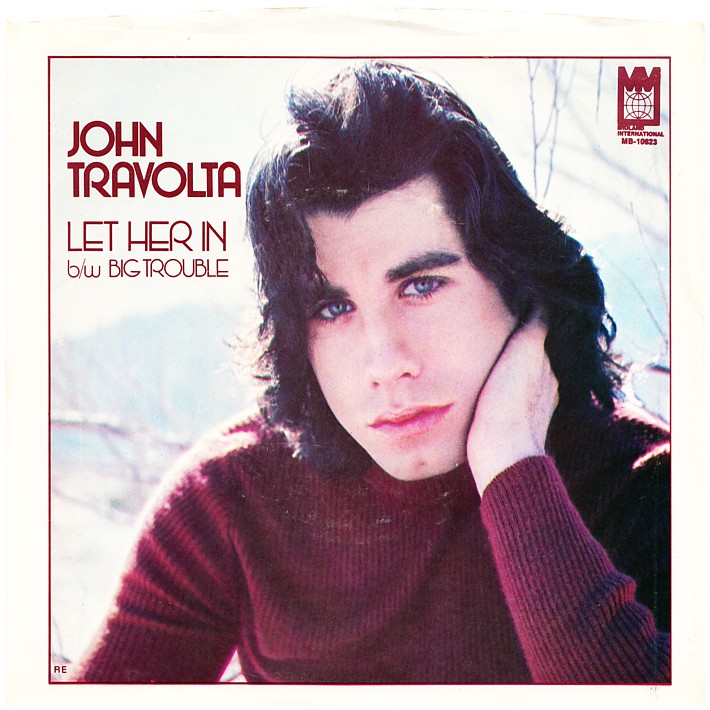 John Travolta — Let Her In cover artwork