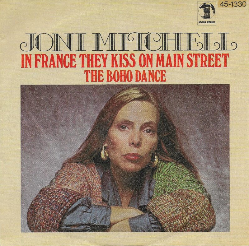 Joni Mitchell — In France They Kiss on Main Street cover artwork