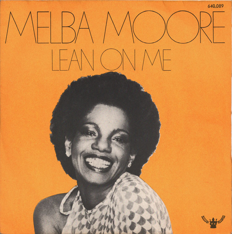 Melba Moore — Lean on Me cover artwork