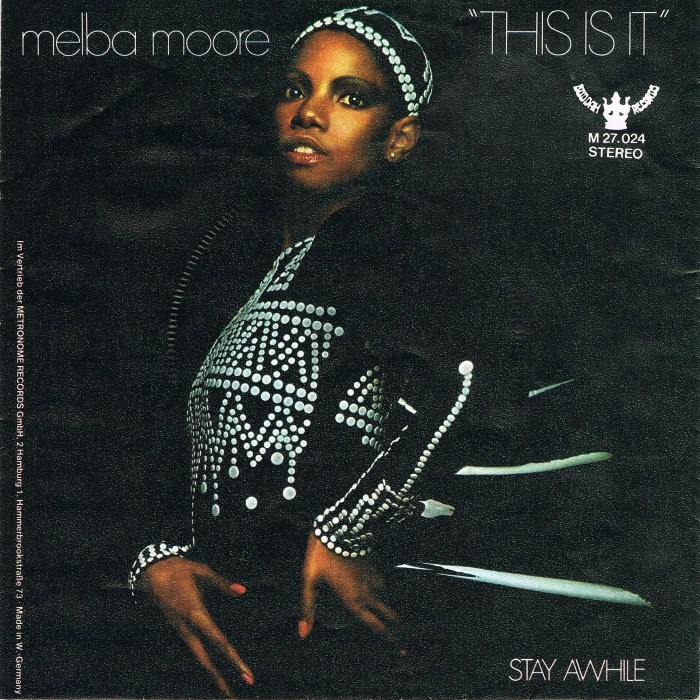 Melba Moore — This Is It cover artwork