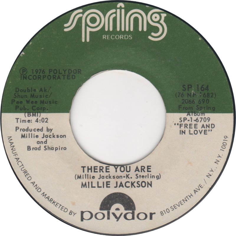 Millie Jackson — There You Are cover artwork