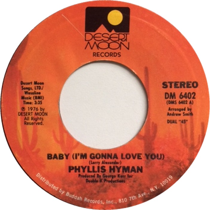 Phyllis Hyman — Baby (I&#039;m Gonna Love You) cover artwork