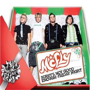 McFly — Sorry&#039;s Not Good Enough cover artwork