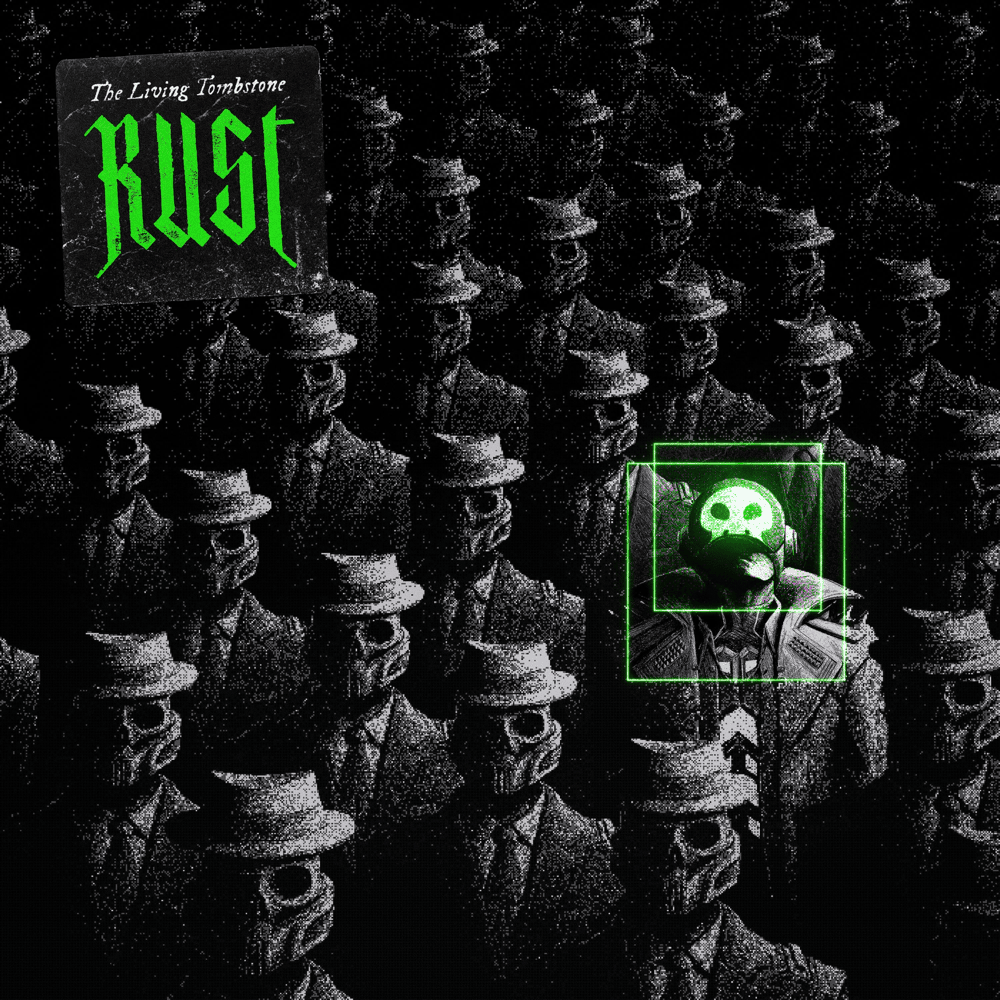 The Living Tombstone Rust cover artwork