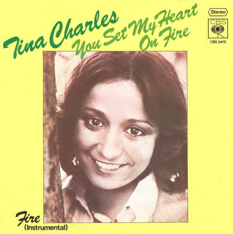Tina Charles — You Set My Heart on Fire cover artwork