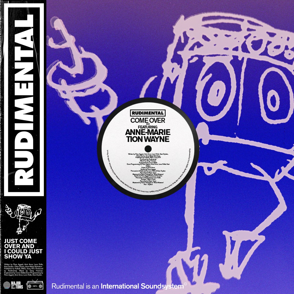 Rudimental featuring Anne-Marie & Tion Wayne — Come Over cover artwork