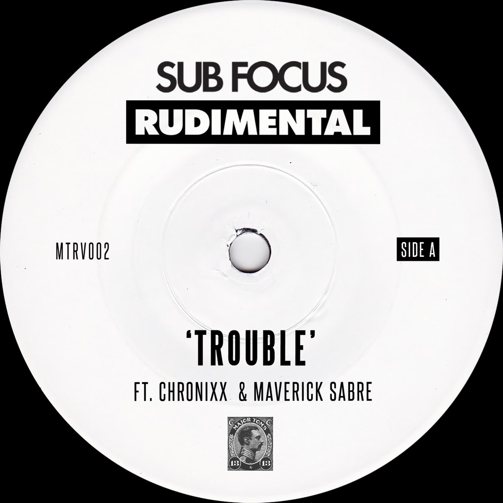 Sub Focus & Rudimental featuring Chronixx & Maverick Sabre — Trouble cover artwork