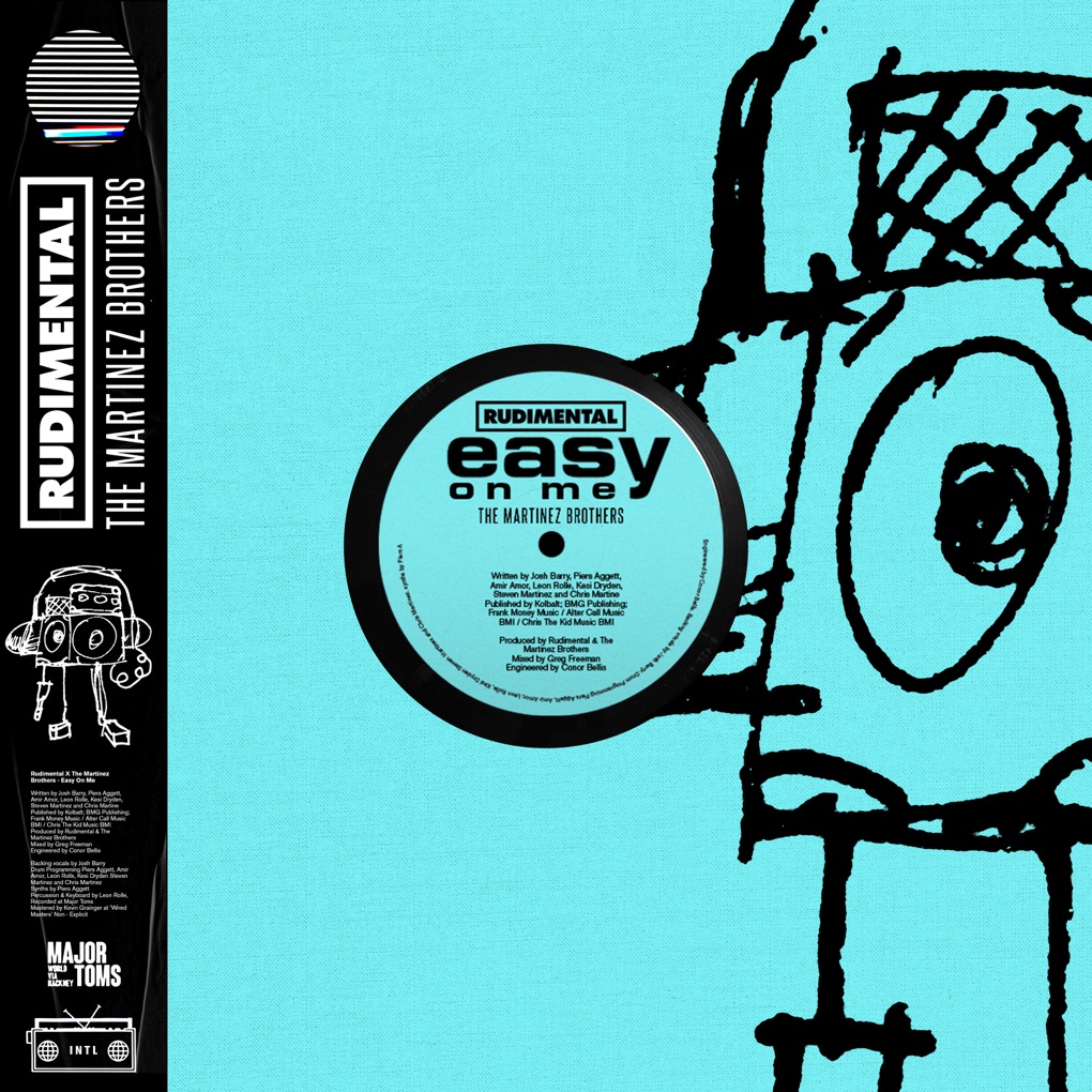 Rudimental & The Martinez Brothers — Easy On Me cover artwork