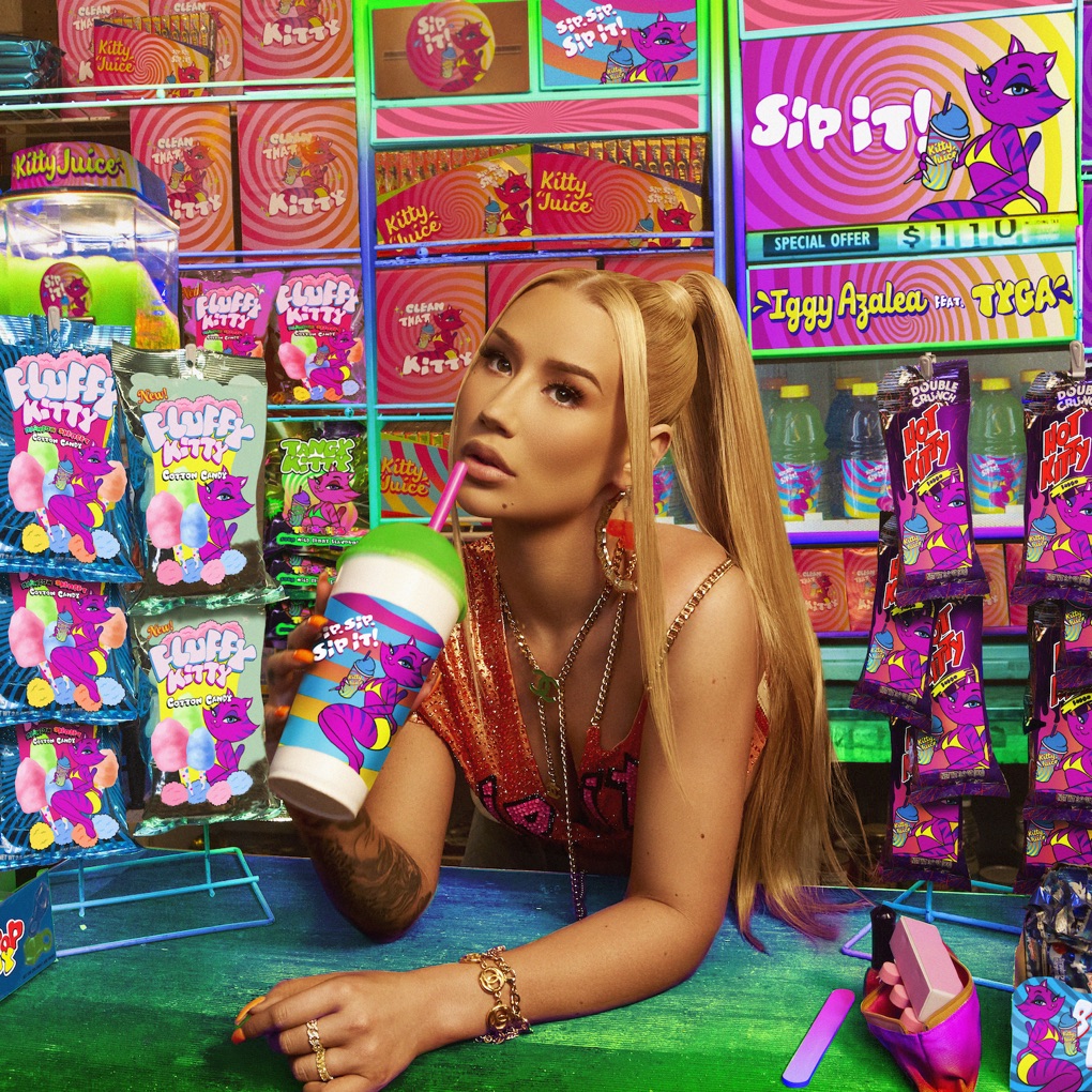 Iggy Azalea & Tyga — Sip It cover artwork