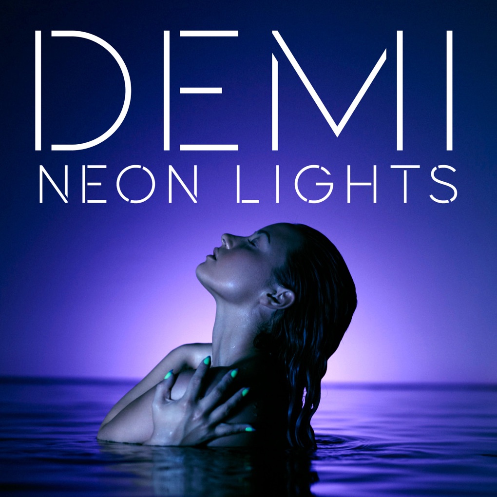 Demi Lovato — Neon Lights cover artwork