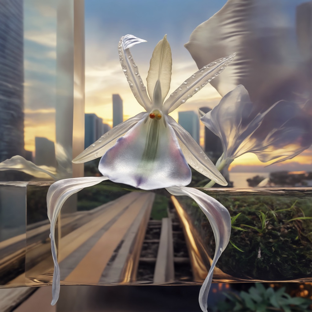 Nick León & Ela Minus — Ghost Orchid cover artwork