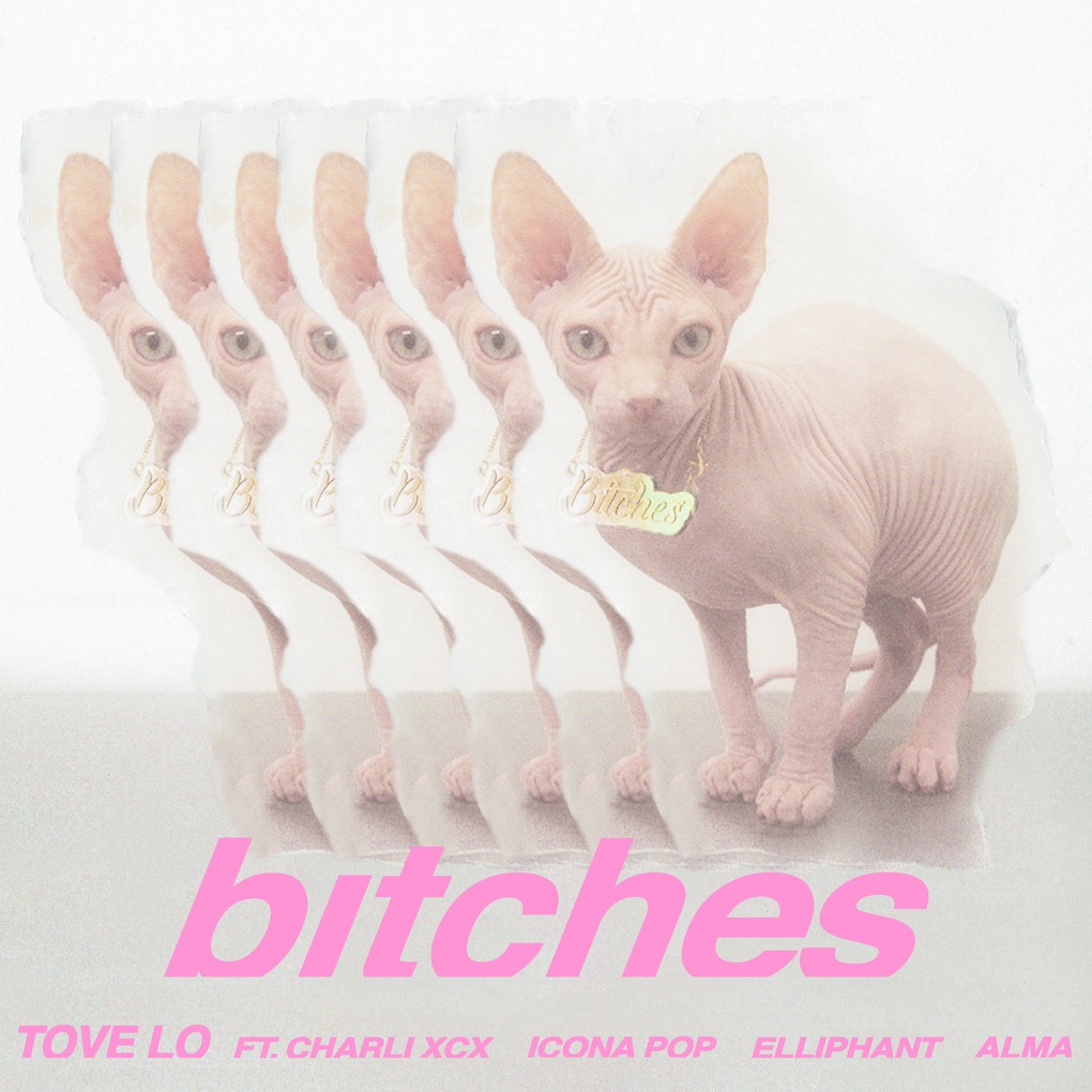 Tove Lo featuring Charli xcx, Icona Pop, Elliphant, & ALMA — bitches cover artwork
