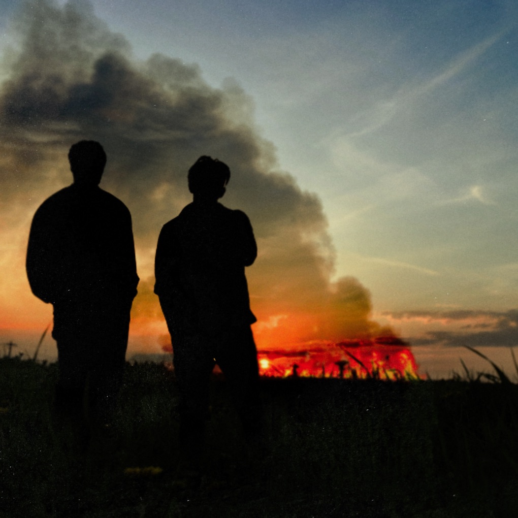 Alex Warren & Joe Jonas — Burning Down cover artwork