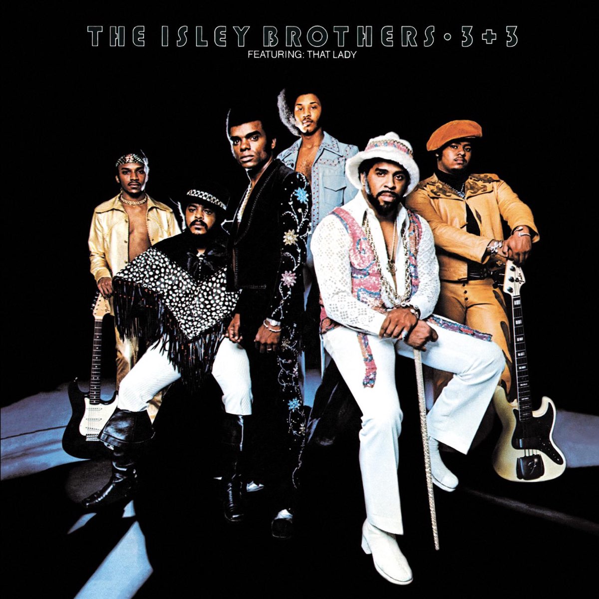 The Isley Brothers 3 + 3 cover artwork