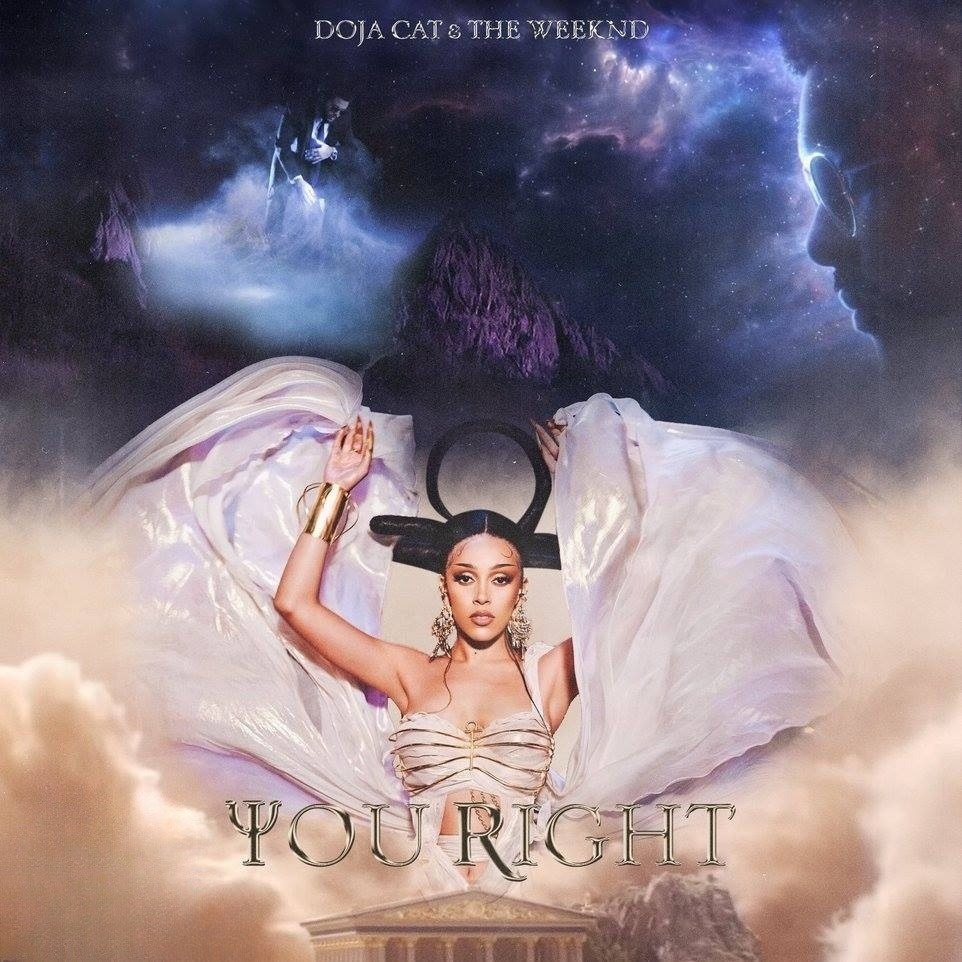 Doja Cat & The Weeknd — You Right cover artwork