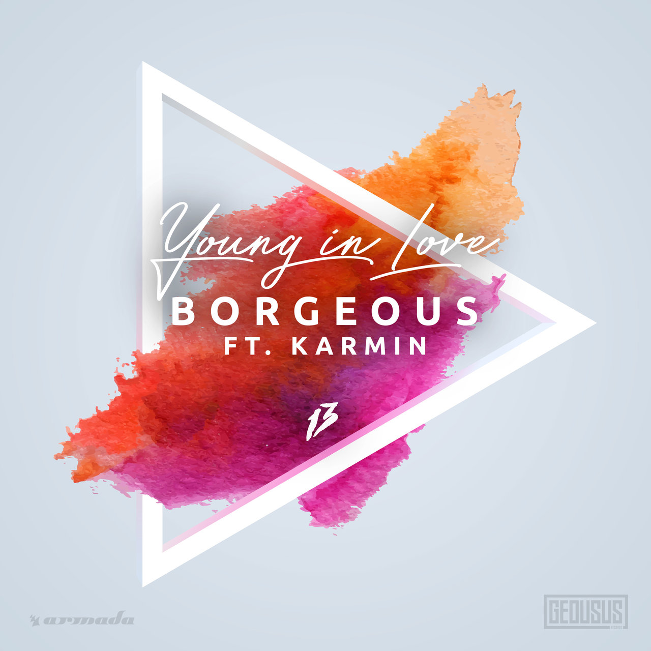 Borgeous featuring Karmin — Young In Love cover artwork