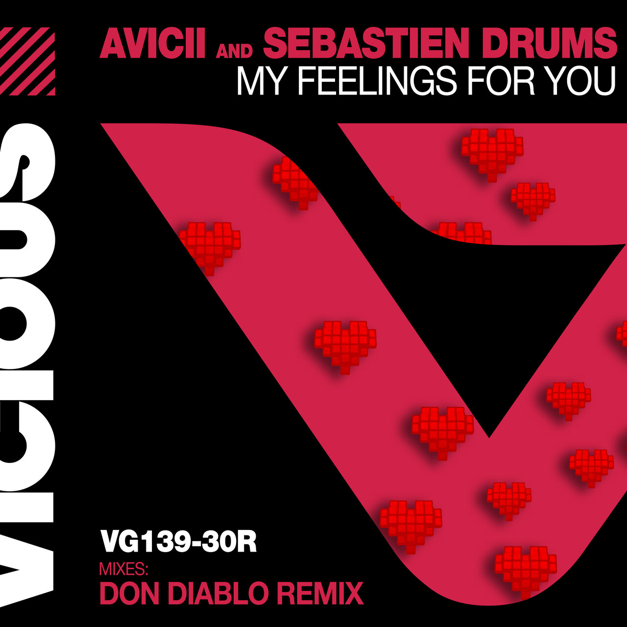 Avicii & Sebastien Drums — My Feelings for You (Don Diablo Remix) cover artwork