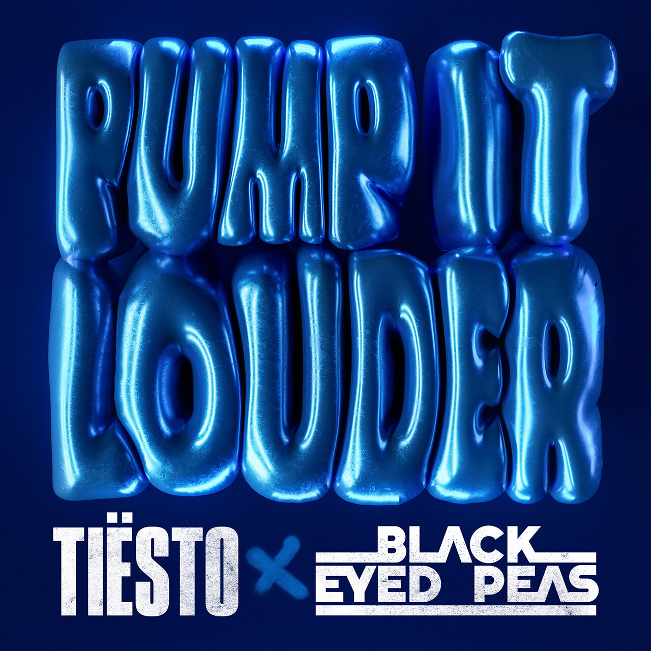 Tiësto & Black Eyed Peas — Pump It Louder cover artwork