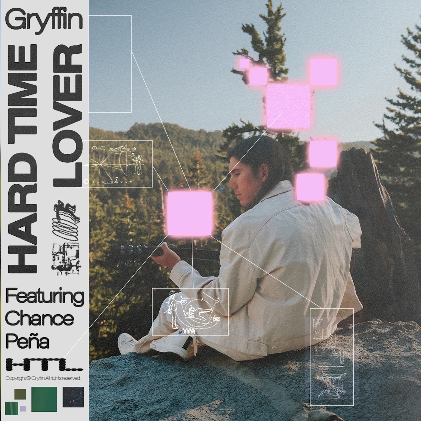 Gryffin featuring Chance Peña — Hard Time Lover cover artwork