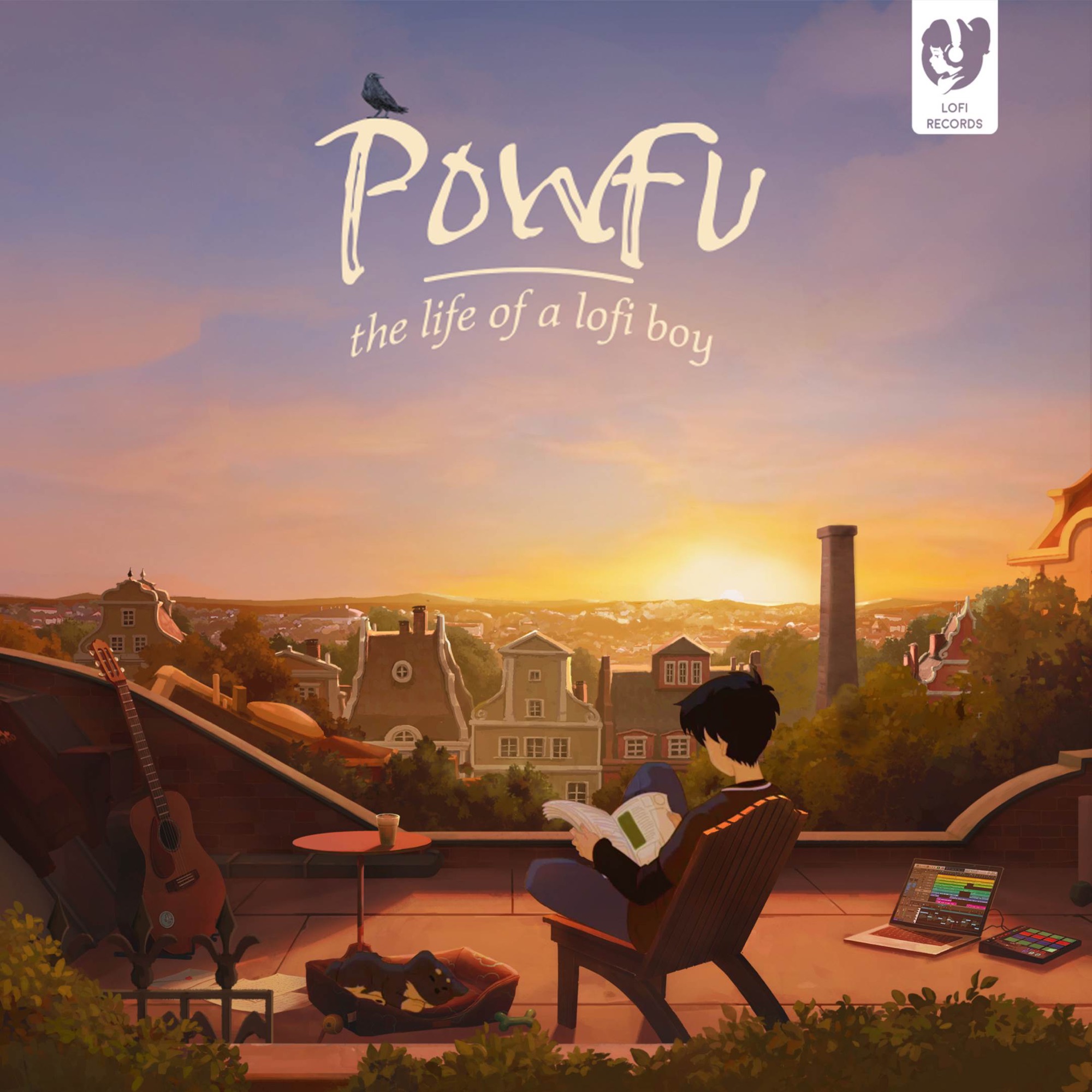Powfu & Blue Wednesday — the songbird and the bookworm cover artwork