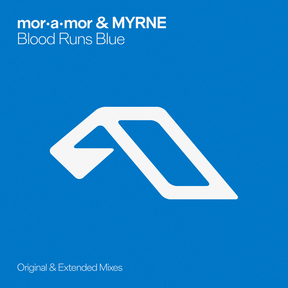 mor•a•mor & MYRNE — Blood Runs Blue cover artwork