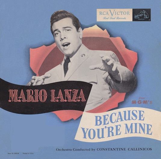 Mario Lanza — Because You&#039;re Mine cover artwork