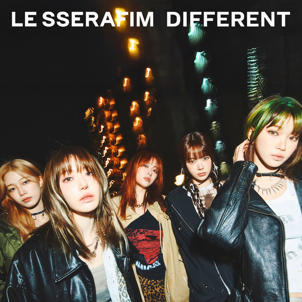 LE SSERAFIM — DIFFERENT cover artwork