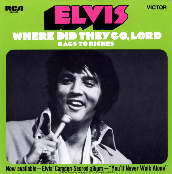 Elvis Presley — Where Did They Go, Lord cover artwork