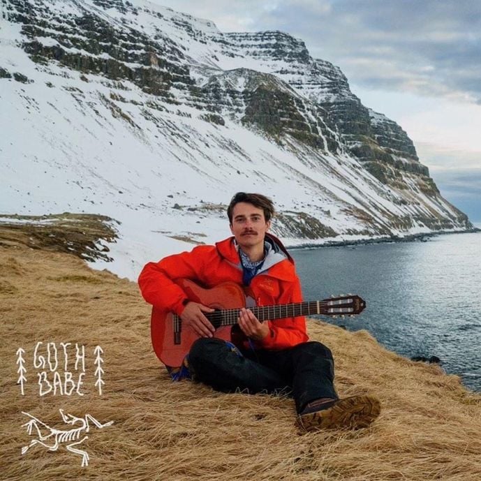 Goth Babe — Surfing in Iceland cover artwork