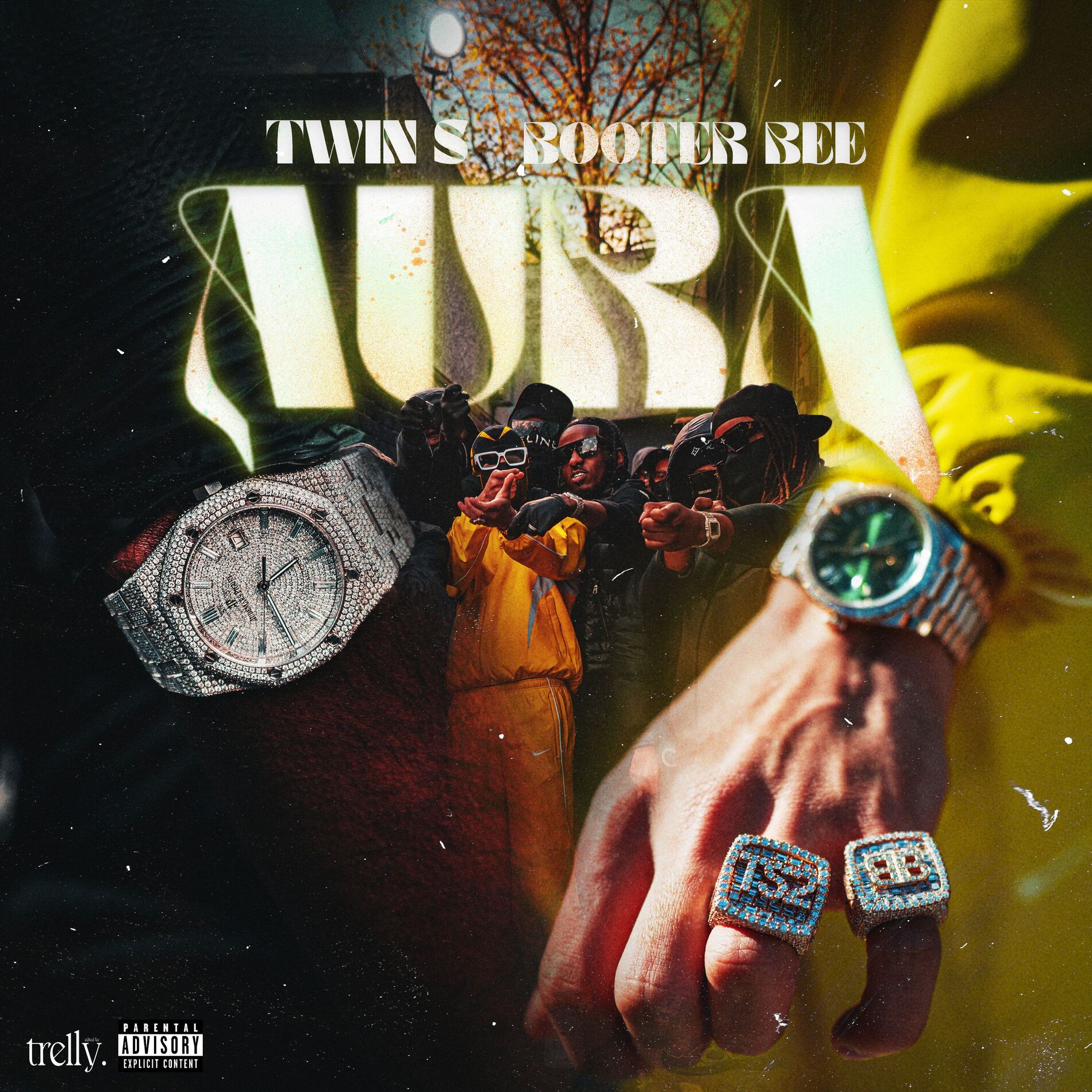 Booter Bee & Twin S — Aura cover artwork