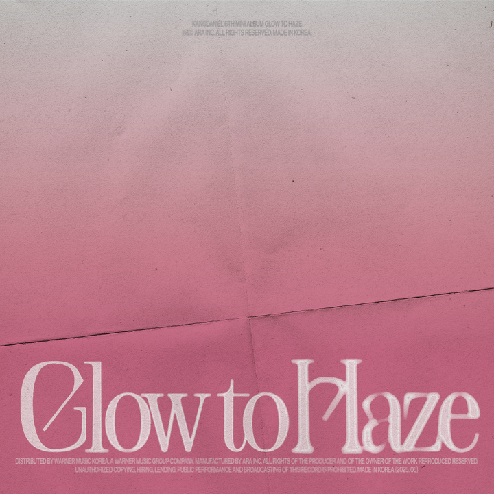 KANGDANIEL Glow To Haze cover artwork