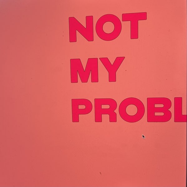 Noga Erez Not My Problem cover artwork