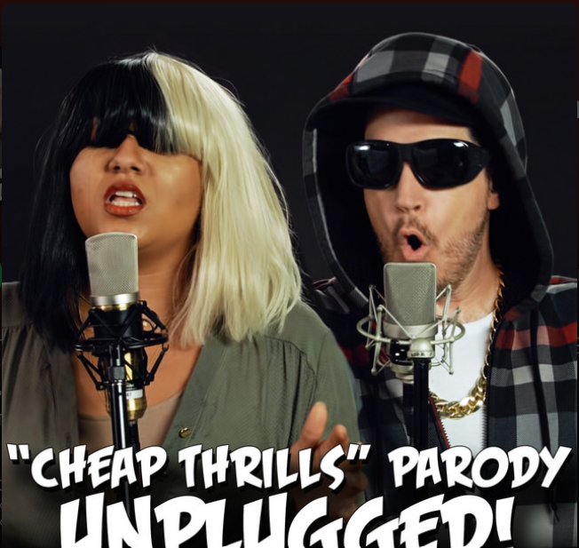 The Key of Awesome — &quot;Cheap Thrills&quot; Parody of Sia&#039;s &quot;Cheap Thrills&quot; - Unplugged cover artwork