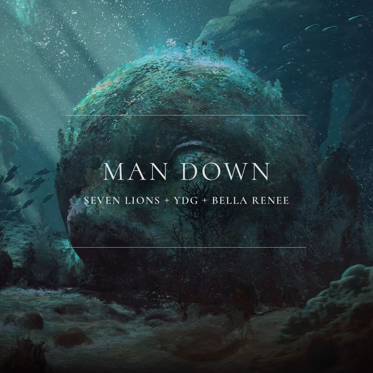 Seven Lions, YDG, & Bella Renee — Man Down cover artwork