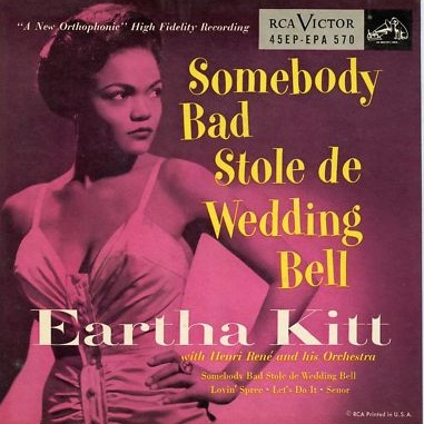 Eartha Kitt — Somebody Bad Stole the Wedding Bell cover artwork