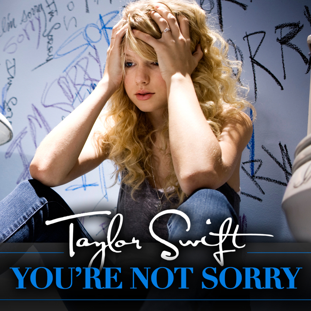 Taylor Swift — You&#039;re Not Sorry cover artwork