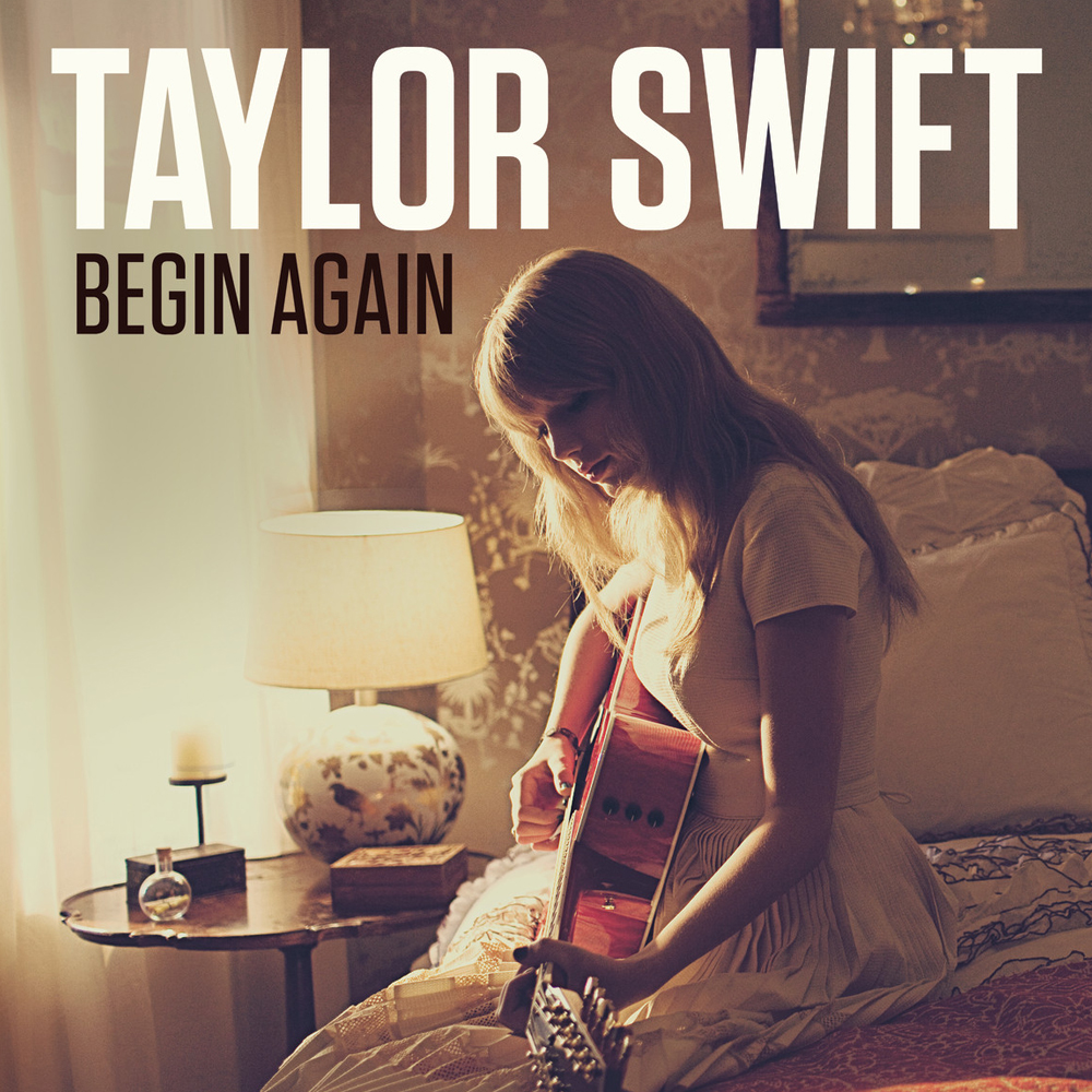 Taylor Swift — Begin Again cover artwork
