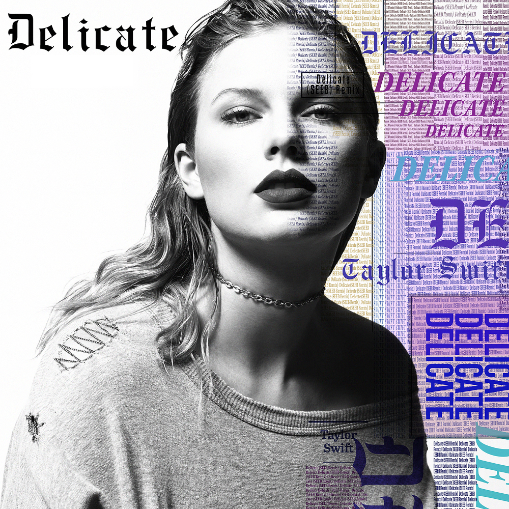 Taylor Swift — Delicate cover artwork