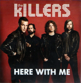 The Killers — Here With Me cover artwork