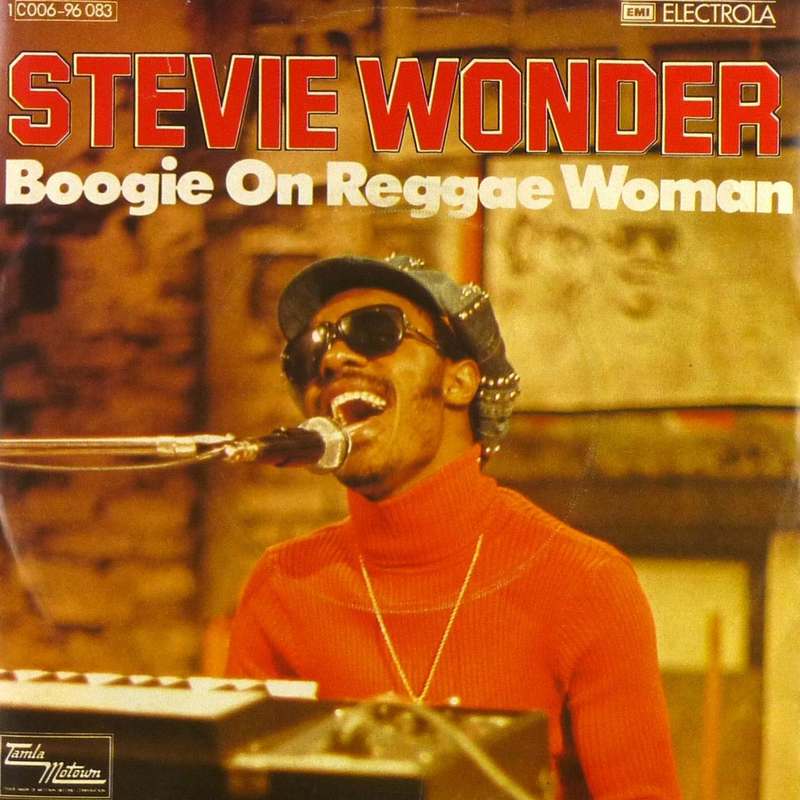 Stevie Wonder — Boogie On Reggae Woman cover artwork