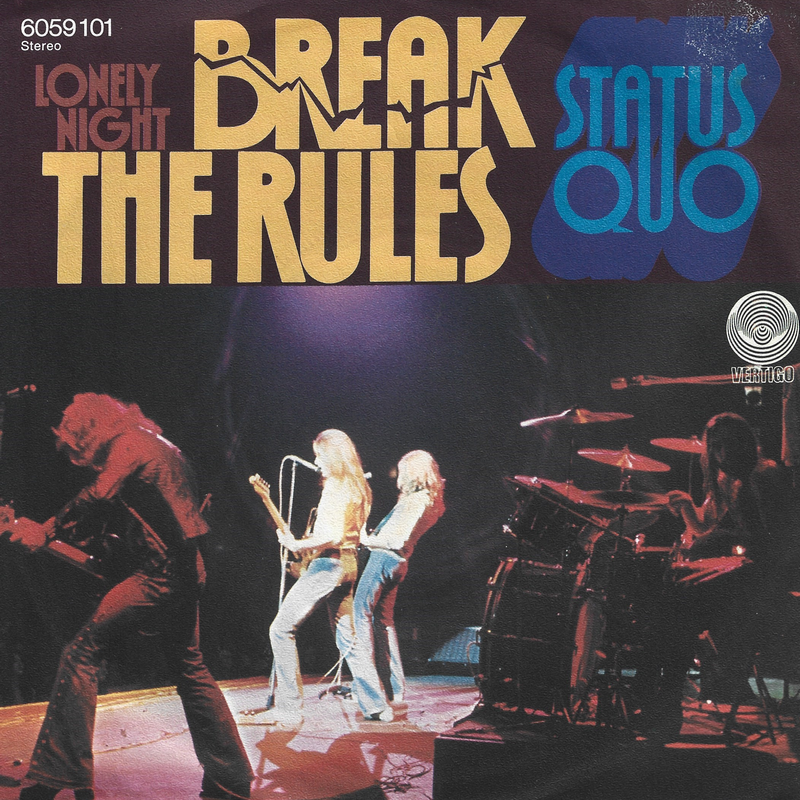 Status Quo — Break the Rules cover artwork