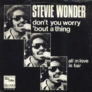 Stevie Wonder — Don&#039;t You Worry &#039;Bout a Thing cover artwork