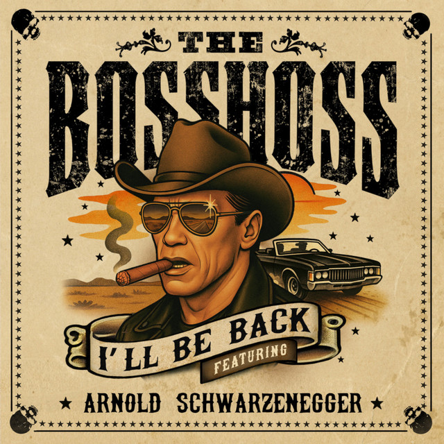 The BossHoss featuring Arnold Schwarzenegger — I&#039;ll Be Back cover artwork