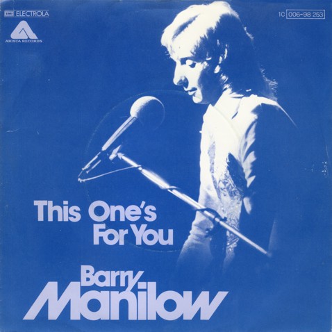 Barry Manilow — This One&#039;s for You cover artwork