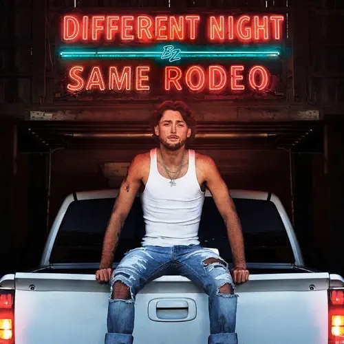 Bailey Zimmerman Different Night Same Rodeo cover artwork