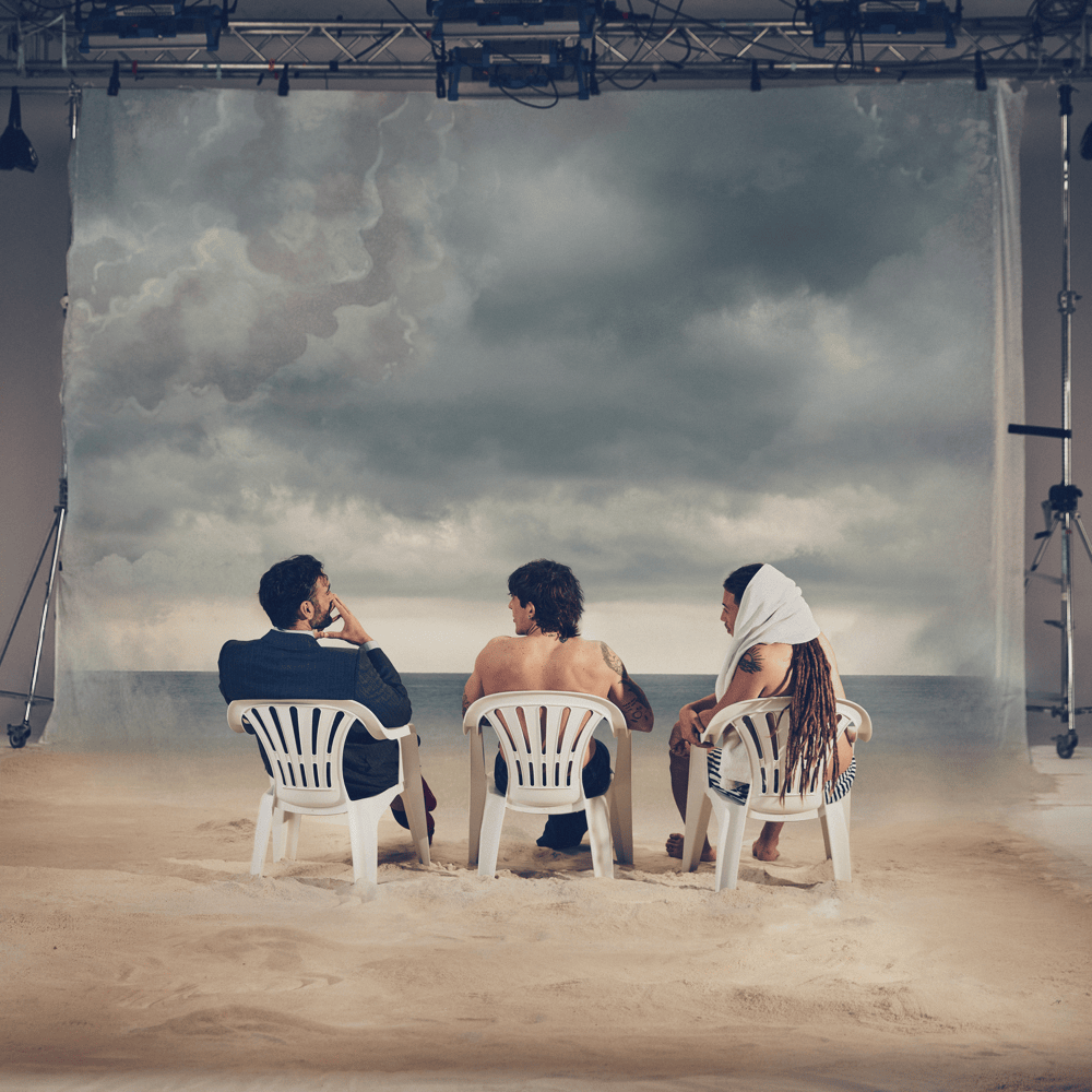 Marco Mengoni featuring Sayf & Rkomi — Sto Bene Al Mare cover artwork