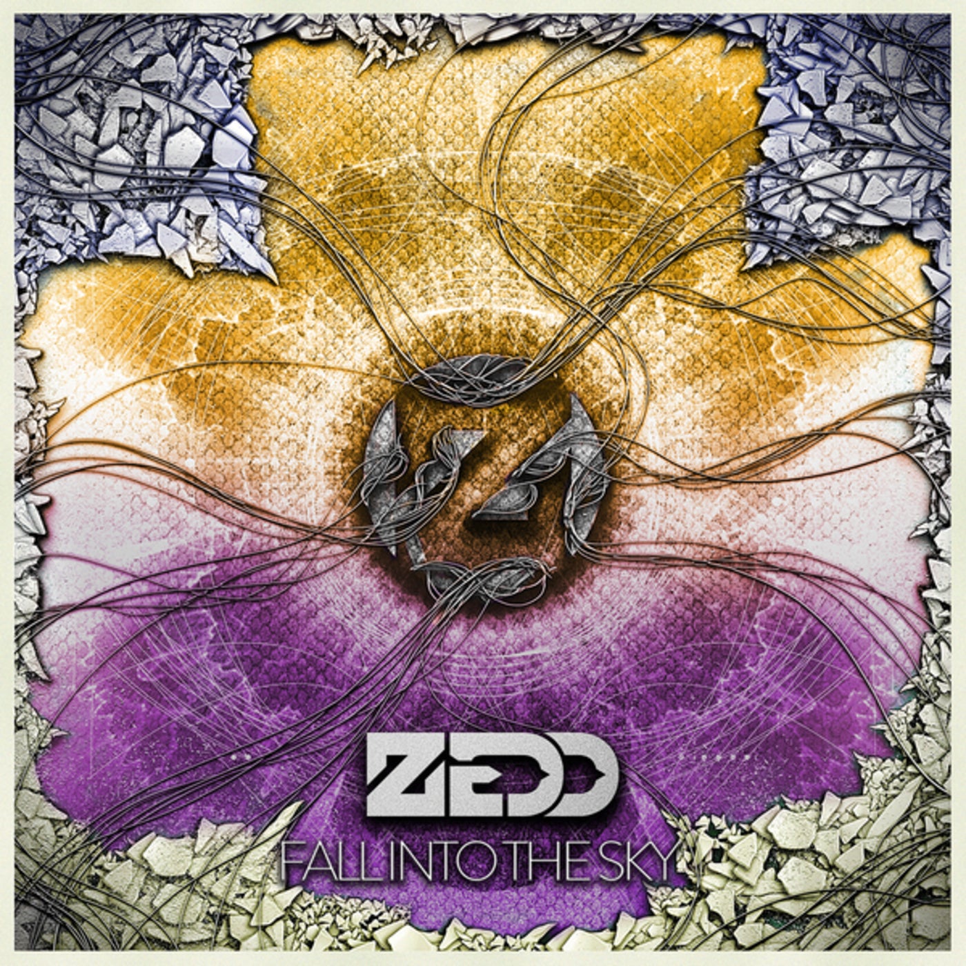 Zedd & Lucky Date featuring Ellie Goulding — Fall Into the Sky cover artwork