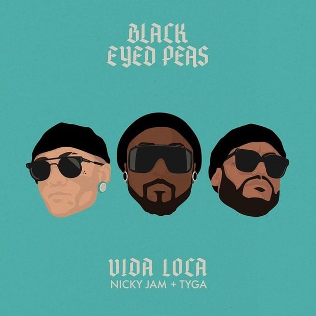 Black Eyed Peas, Nicky Jam, & Tyga — VIDA LOCA cover artwork