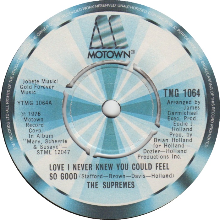 The Supremes — Love I Never Knew You Could Feel So Good cover artwork